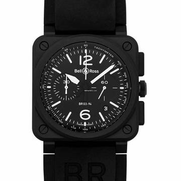  Bell & Ross BR 03-94 Chronographe BR0394-BL-CE - Aviation Automatic Chronograph 42MM </h1> 