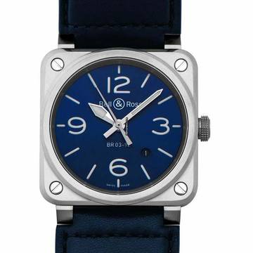  Bell & Ross BR 03-92 Steel BR0392-BLU-ST/SCA - Instruments BR 03-92 Blue Steel Men's Watch </h1> 