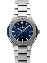 Thumbnail von Hublot Classic Fusion Titanium Bracelet Blue 33 Ref. 585.NX.7170.NX