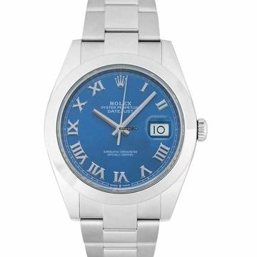  Rolex Datejust 41 126300-0017 - Datejust 41 Steel Automatic Blue Dial Men's Watch </h1> 