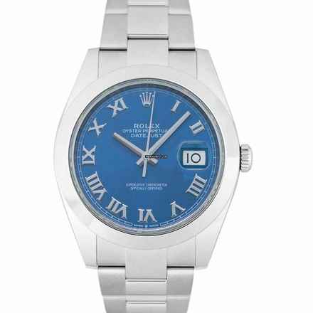  Rolex Datejust 41 126300-0017 - Datejust 41 Steel Automatic Blue Dial Men's Watch </h1> 