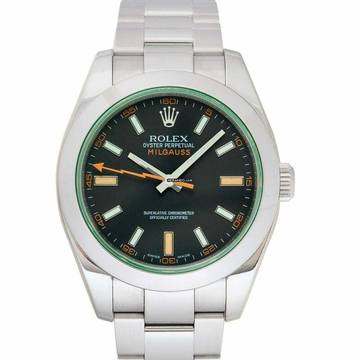 Rolex Milgauss 116400 GV - Milgauss Steel Automatic Black Dial Oyster Bracelet Unisex Watch </h1> 