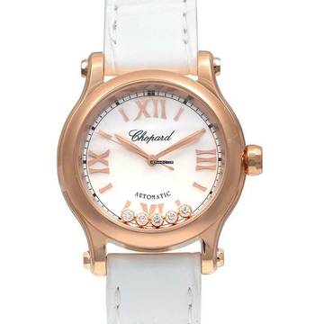  Chopard Happy Sport 274893-5009 - Happy Diamonds Automatic Mother-of-pearl dial Dial 18k Rose Gold Ladies Watc </h1> 
