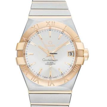  Omega Constellation Men 123.20.38.21.02.002 - Constellation Co-Axial 38 mm Automatic Silver Dial Yellow Gold Men's </h1> 