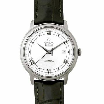  Omega De Ville Prestige 424.13.40.20.02.006 - De Ville Prestige Co-Axial 39.5 mm Automatic Silver Dial Steel Men's </h1> 