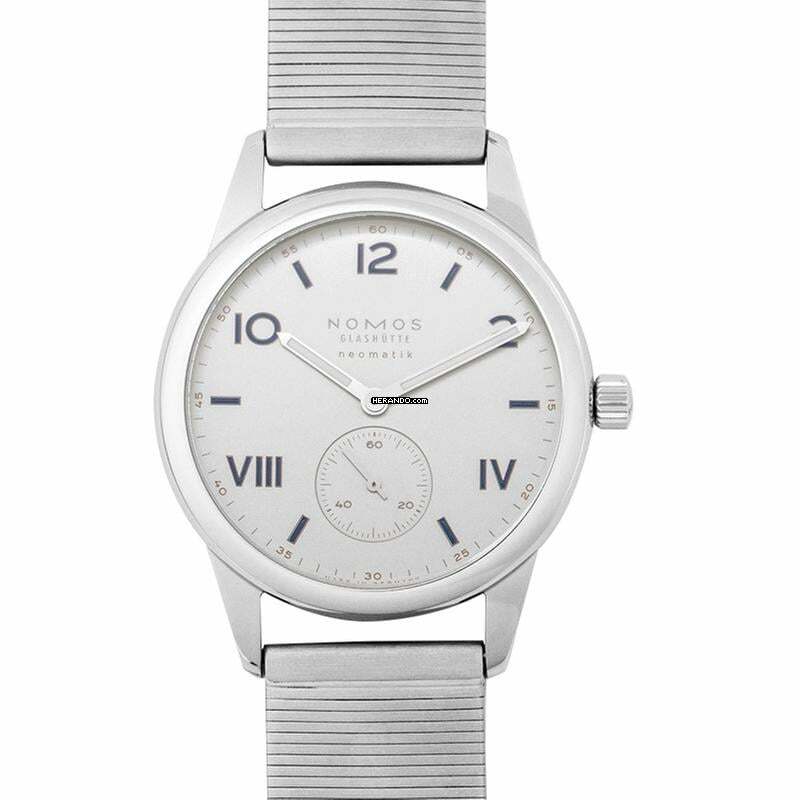 NOMOS Club Campus Neomatik 765 - Club Campus Neomatik 39 Automatic White Silver-plated Dial 39.5mm Men's Watch </h1>