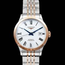 Thumbnail von Longines Record L28205117 - Record Automatic White Dial Men's Watch </h1>