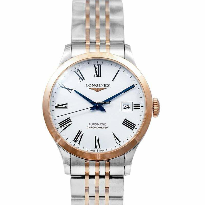 Longines Record L28205117 - Record Automatic White Dial Men's Watch </h1>