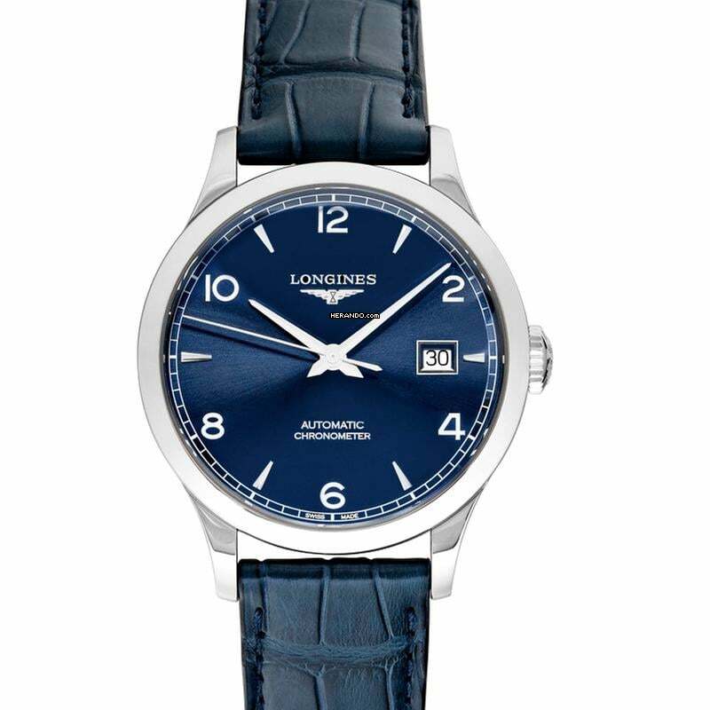 Longines Record L28204964 - Record Automatic Blue Dial Men's Watch </h1>