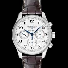 Thumbnail von Longines Master Collection L27594783 - The Longines Master Chronograph Automatic Silver Dial Men's Watch </h1>