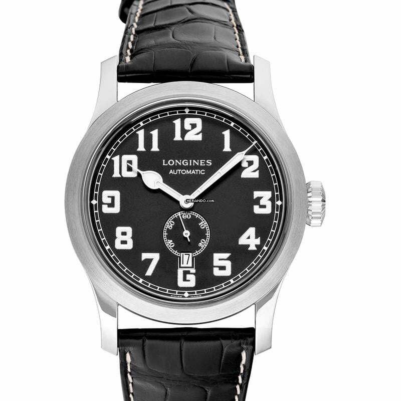 Longines Heritage L28114530 - Heritage Military Automatic Black Dial Men's Watch </h1>