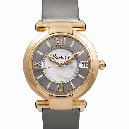  Chopard Imperiale 384822-5005 - Imperiale Automatic gray mother-of-pearl Dial 18k Rose Gold Ladies Watch </h1> 
