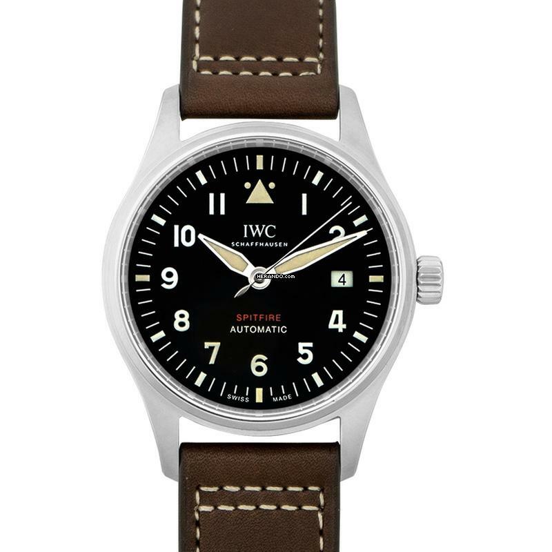 IWC Fliegeruhr IW326803 - Pilot's Watch Automatic Spitfire Automatic Black Dial Men's Watch </h1>