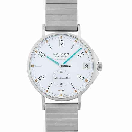  NOMOS Tangente Neomatik 580 - Tangente Sport Neomatik 42 Date Automatic White Silver-plated Dial 42.0mm Men's Watc </h1> 