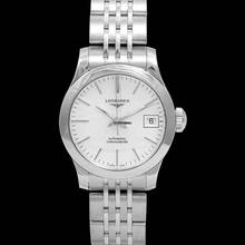 Thumbnail von Longines Record L23204726 - Record Automatic Silver Dial Ladies Watch </h1>