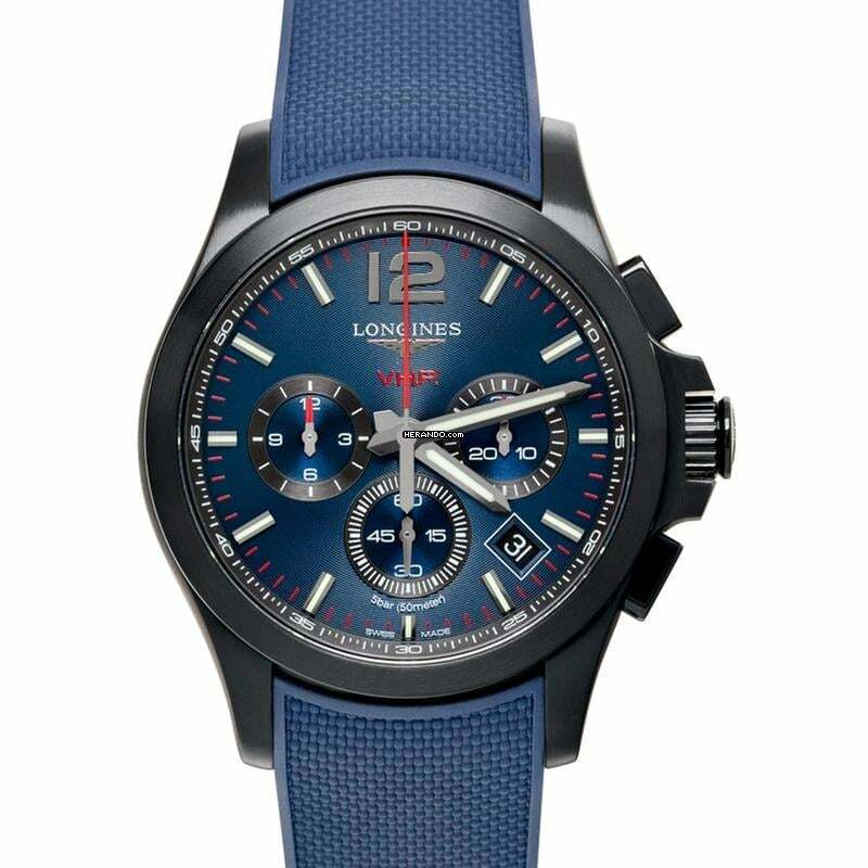 Longines Conquest L37172969 - Conquest VHP Quartz Blue Dial Men's Watch </h1>