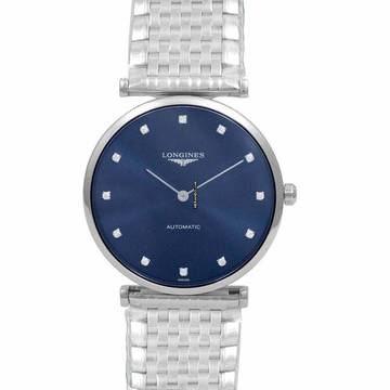  Longines La Grande Classique L49084976 - La Grande Classique de Longines Automatic Blue Dial Diamond Unisex Watch </h1> 