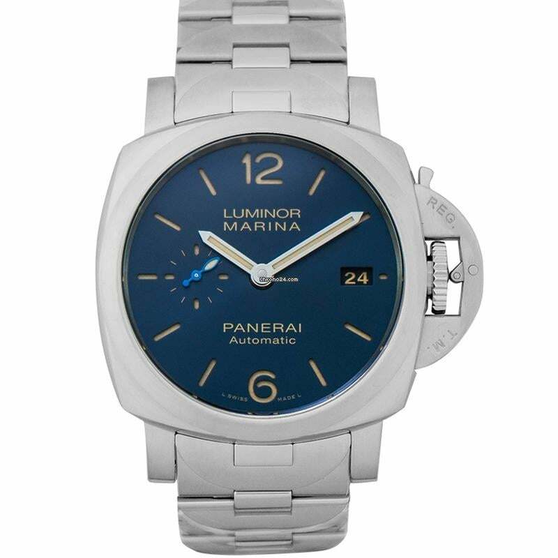 Panerai Luminor Marina Automatic PAM01028 - Luminor Marina Automatic Blue Dial 42 mm Men's Watch </h1>