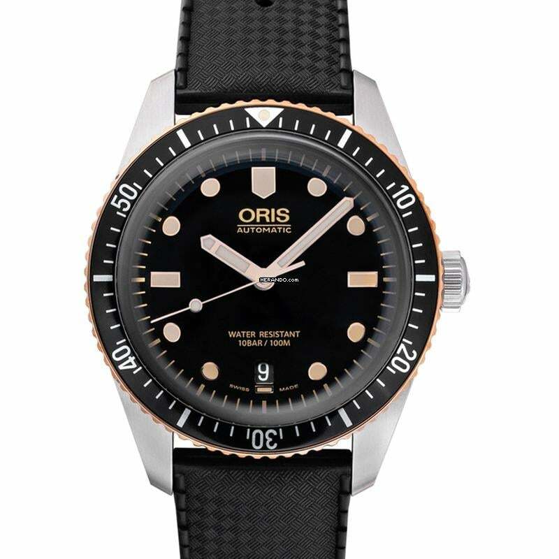 Oris Divers Sixty Five 01 733 7707 4354-07 4 20 18 - Divers Sixty-Five Automatic Black Dial Men's Watch </h1>