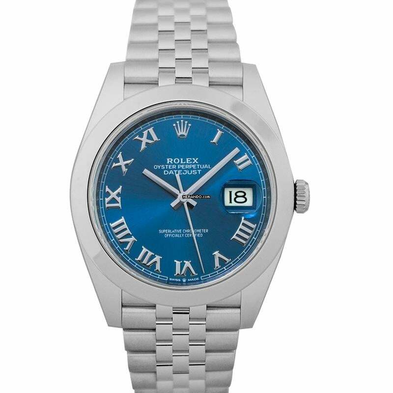 Rolex Datejust 41 126300-0018 - Datejust 41 Automatic Blue Dial Oystersteel Men's Watch </h1>