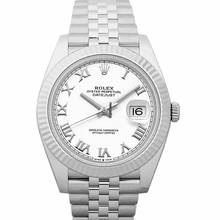 Thumbnail von Rolex Datejust 41 126334-0024 - Datejust 41 Automatic White Dial Oystersteel and 18 ct White Gold Men's Watc </h1>