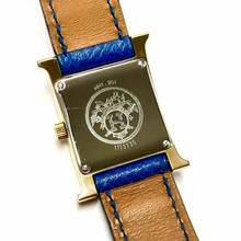 Thumbnail von Hermès Heure H 2 Tone 25mm 0.68TCW DIAMONDS 0.2TCW Sapphires Watch </h1>