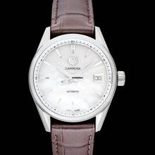 Thumbnail von TAG Heuer Carrera Lady WBK2311.FC8258 - Carrera Calibre 5 Automatic White Dial Unisex Watch </h1>