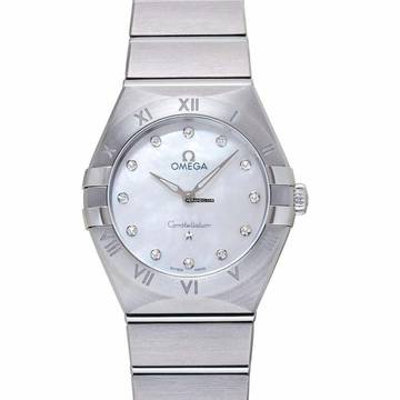  Omega Constellation Ladies 131.10.28.60.55.001 - Constellation Manhattan Quartz 28 mm White Dial Diamonds Ladies Watc </h1> 
