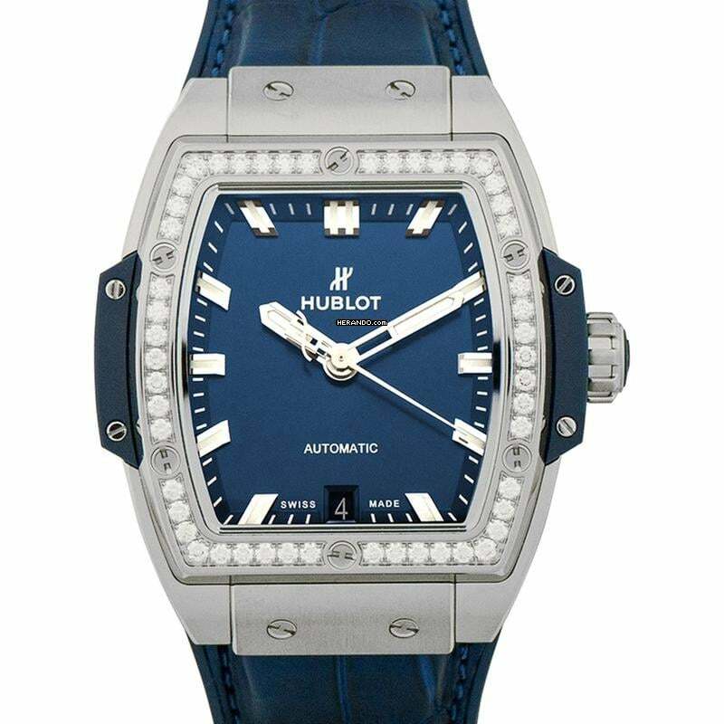 Hublot Spirit of Big Bang 665.NX.7170.LR.1204 - Spirit of Big Bang Automatic Blue Dial Titanium Men's Watch </h1>