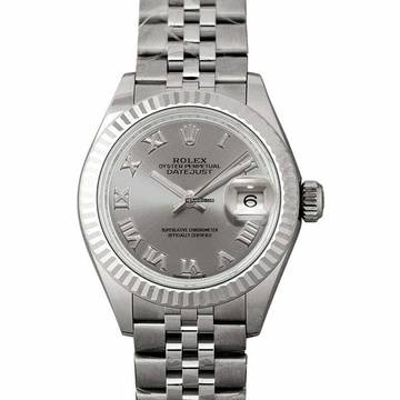  Rolex Lady-Datejust 279174-0007 - Lady-Datejust Automatic Silver Dial Oystersteel and 18 ct White Gold Ladies </h1> 