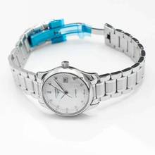 Thumbnail von Longines Master Collection L22574876 - Master Collection Automatic White Dial Diamond Ladies Watch </h1>