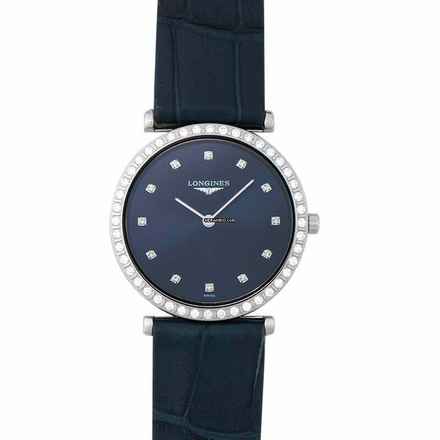  Longines L45230972 - La Grande Classique de Longines Quartz Blue Dial Diamond Ladies Watch </h1> 