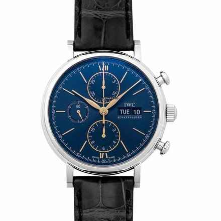  IWC Portofino Chronograph IW391036 - Portofino Chronograph Automatic Blue Dial Men's Watch </h1> 