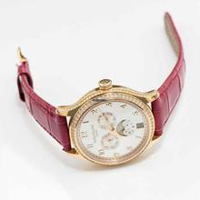 Thumbnail von Patek Philippe Annual Calendar 4947R-001 - Complications Annual Calendar Automatic Silver Dial Diamonds Rose Gold Ladies </h1>