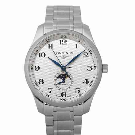  Longines Master Collection L29194786 - The Longines Master Collection Moonphase Automatic Silver Dial Men's Watch </h1> 
