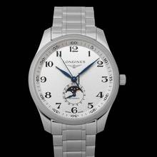 Thumbnail von Longines Master Collection L29194786 - The Longines Master Collection Moonphase Automatic Silver Dial Men's Watch </h1>