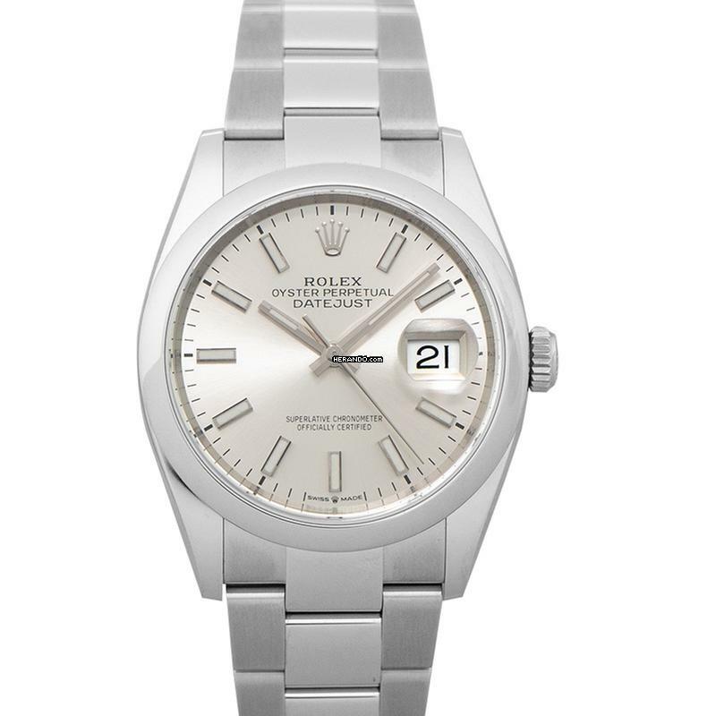 Rolex Datejust 36 126200-0002 - Datejust 36 Automatic Silver Dial Oystersteel Men's Watch </h1>