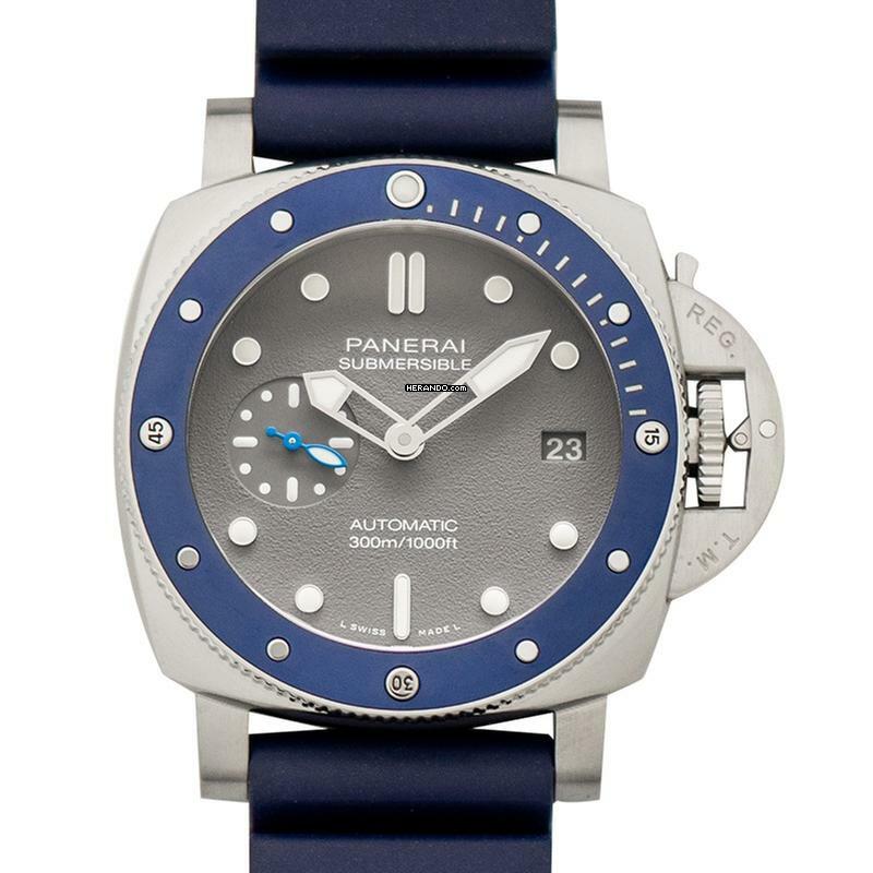 Panerai Submersible PAM00959 - Submersible 42 mm 3 Days Automatic Grey Dial Men's Watch </h1>