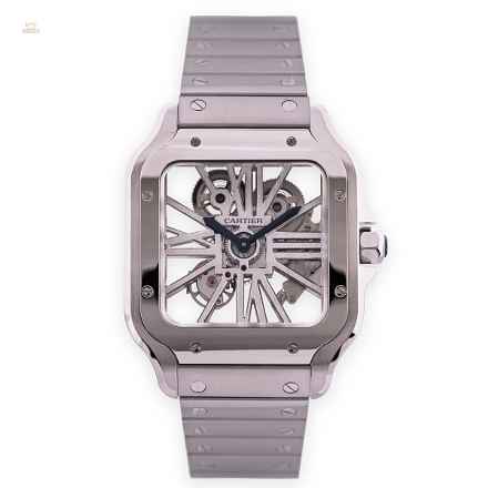 Santos de Cartier skelettiert grosses Modell