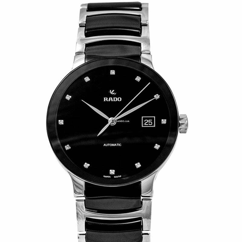 Rado Centrix R30941752 - Centrix Automatic Black Dial Stainless Steel Unisex Watch </h1>