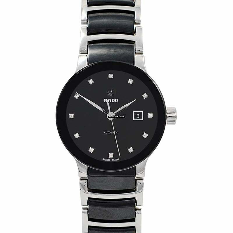 Rado Centrix R30009752 - Centrix Automatic Black Dial Stainless Steel Ladies Watch </h1>