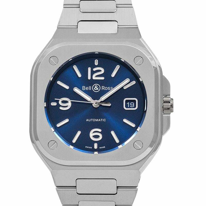 Bell & Ross BR 05 BR05A-BLU-ST/SST - Instruments Automatic Blue Dial Stainless Steel Men's Watch </h1>