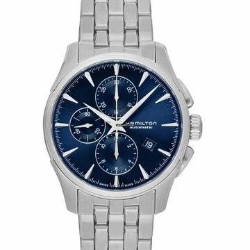  Hamilton Jazzmaster Auto Chrono H32586141 - Jazzmaster Chronograph Automatic Blue Dial Stainless Steel Men's Watch </h1> 