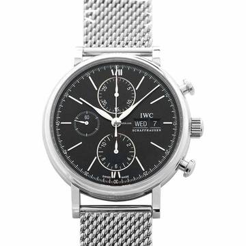  IWC Portofino Chronograph IW391030 - Portofino Chronograph Automatic Black Dial Men's Watch </h1> 