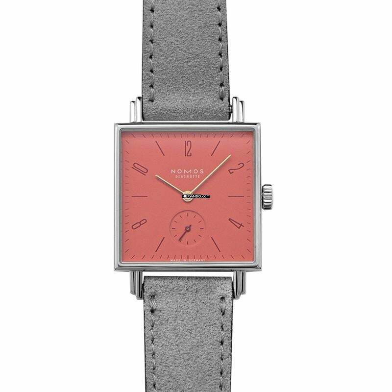 NOMOS Tetra 494 - Tetra Grenadine Manual-winding Red Dial 29.5mm Ladies Watch </h1>