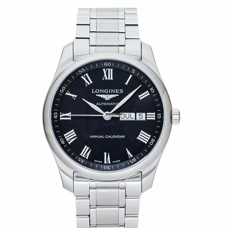 Longines Master Collection L29104516 - The Longines Master Collection Automatic Black barleycorn Dial Stainless Ste </h1>