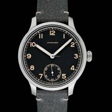 Thumbnail von Longines Heritage L28264532 - Heritage Military Manual-winding Black Dial Men's Watch </h1>