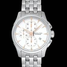 Thumbnail von Hamilton Jazzmaster Auto Chrono H32586111 - Jazzmaster Chronograph Automatic Silver Dial Stainless Steel Men's Watch </h1>