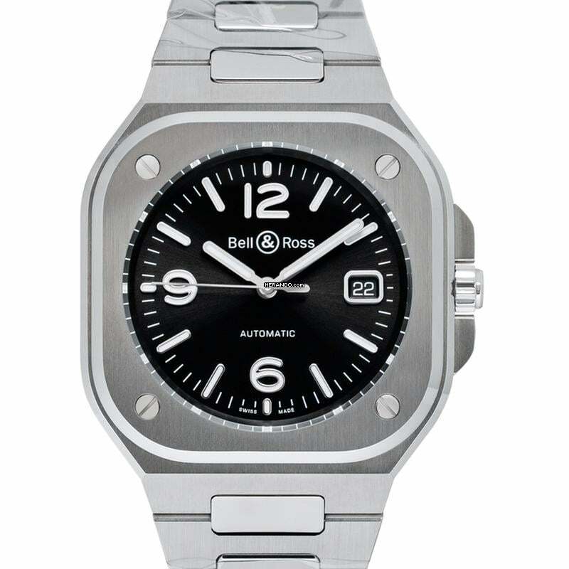 Bell & Ross BR 05 BR05A-BL-ST/SST - Instruments Automatic Black Dial Steel Men's Watch </h1>