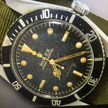 Thumbnail von Rolex Submariner (No Date) 6536-1 Red Depth 1955 mit Papiere </h1>